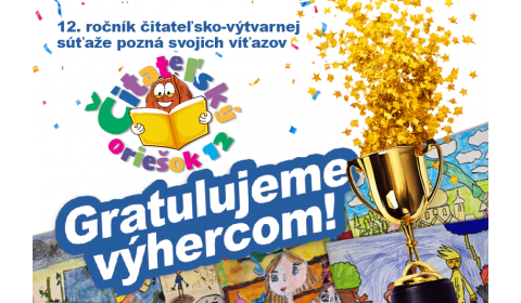 Výhercovia súťaže Čitateľský oriešok 12 sú známi!